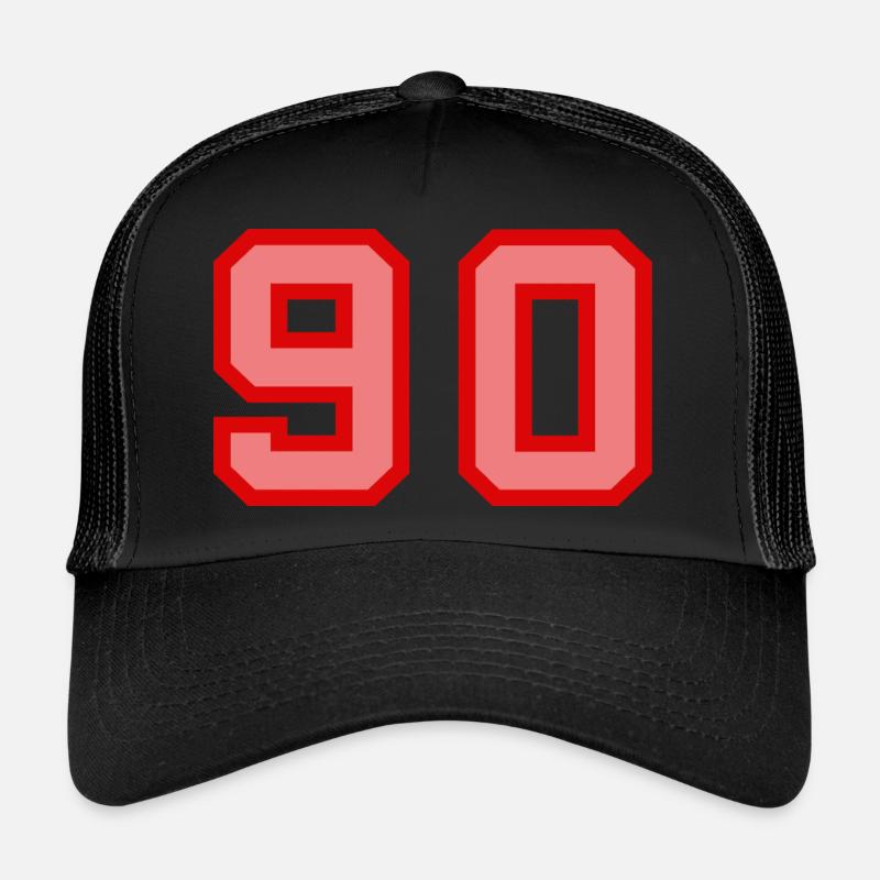 Cool Retro Retrostyle Numéro de maillot numéro de dos Casquette trucker 