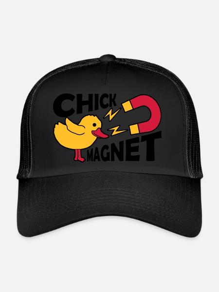 Casanova Chick Magnet Womanizer - Trucker Cap - black/black - Front