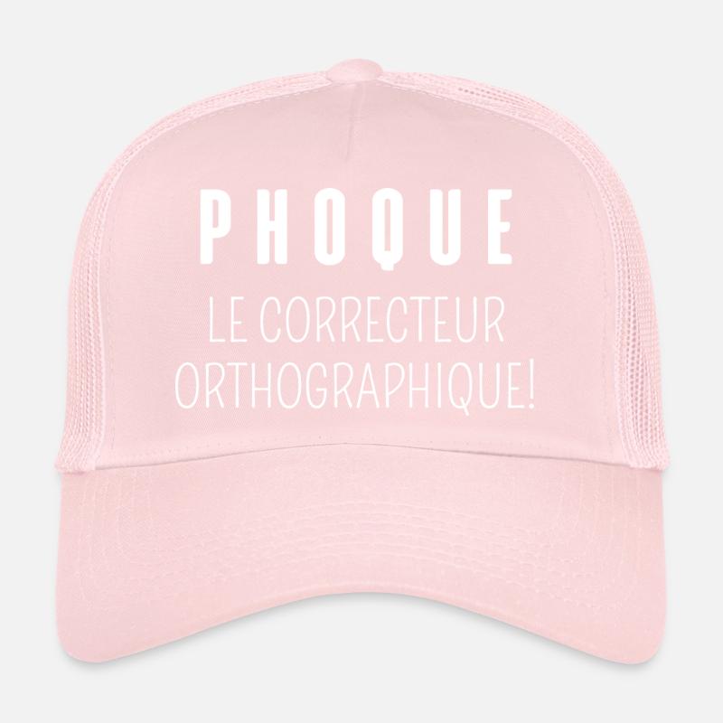 phoque le correcteur orthographique Casquette trucker 