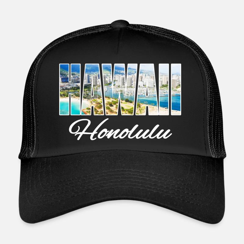 hawaii honolulu Trucker Cap