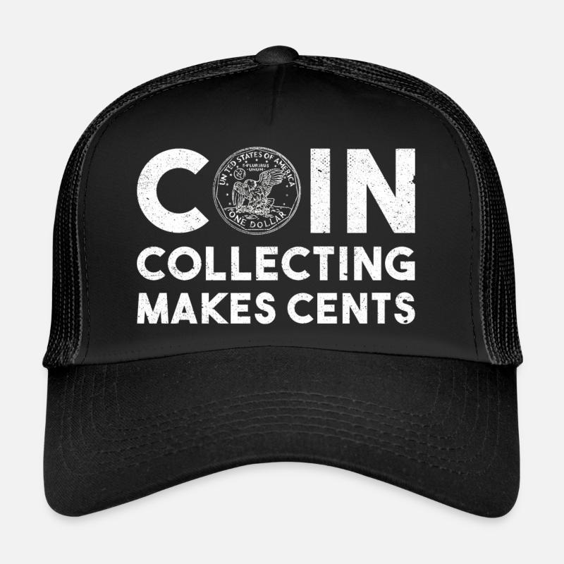 Cadeau de collection de pièces numismatiques Casquette trucker 
