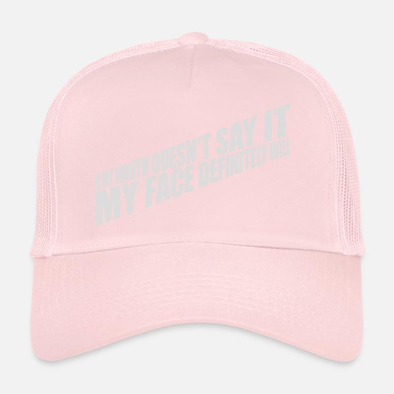 Mon visage le fera certainement Casquette trucker 