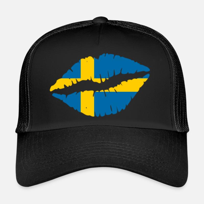 Sweden - Trucker Cap - black/black