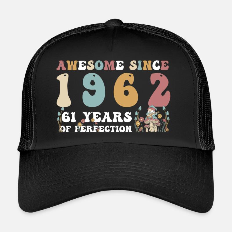 Großartig seit 1962 61 Jahr der Perfektion - 61. Trucker Cap