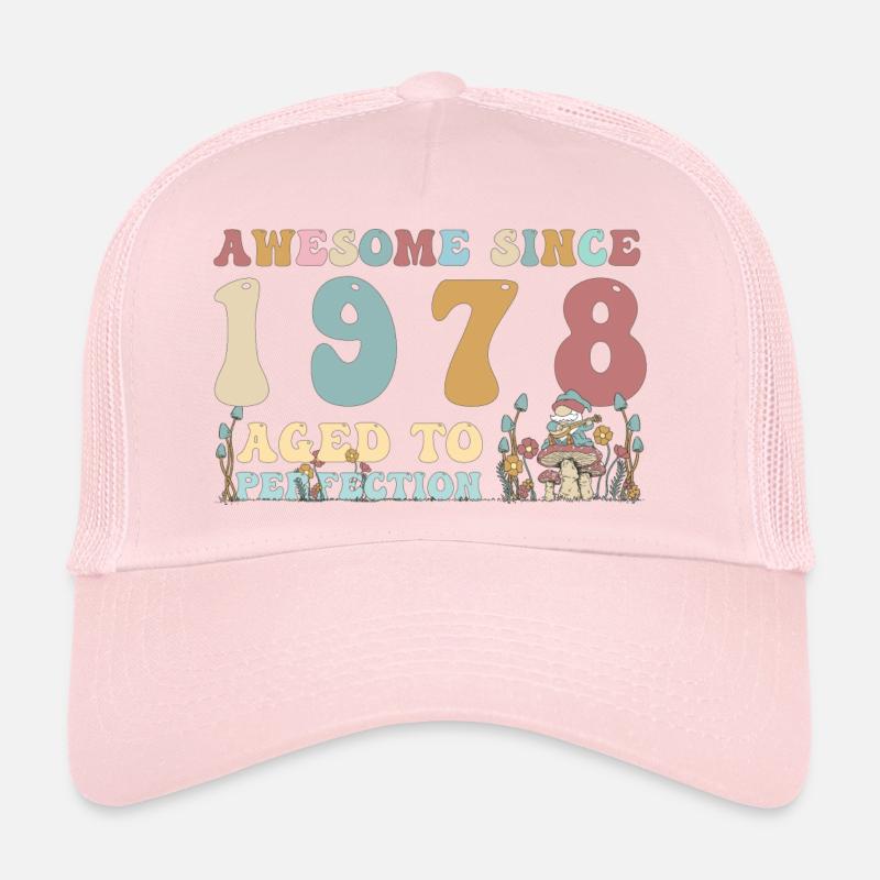 Awesome since 1978 - 45th Birthday - 2023 Groovy Trucker Cap