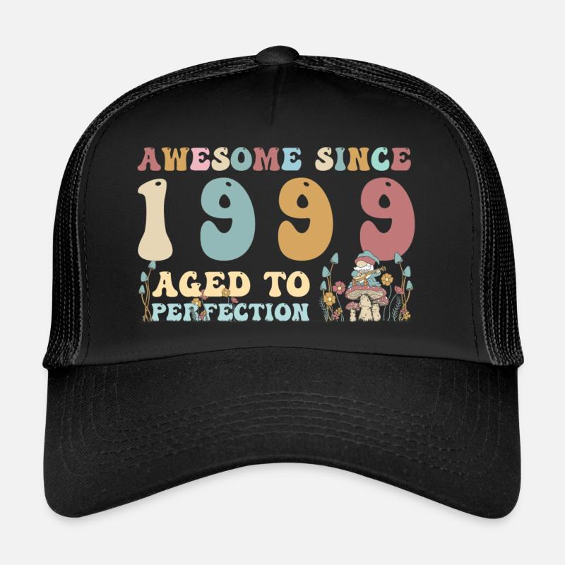 Genial seit 1999 - 24. Geburtstag - 2023 Groovy Trucker Cap