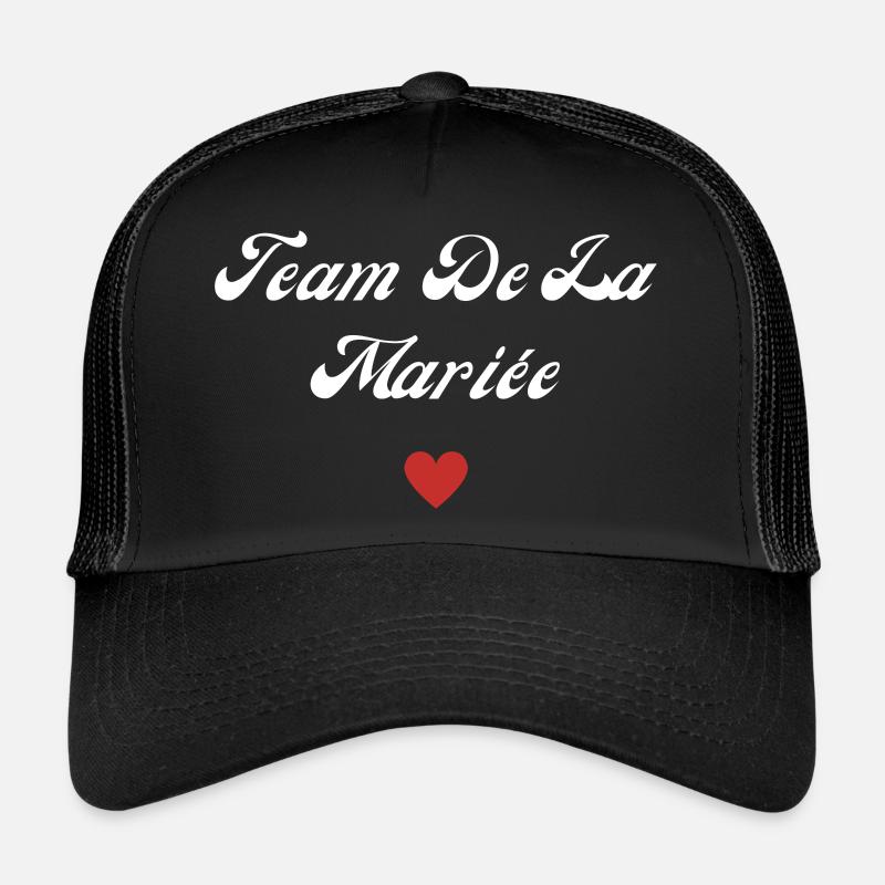 team de la mariée Casquette trucker 