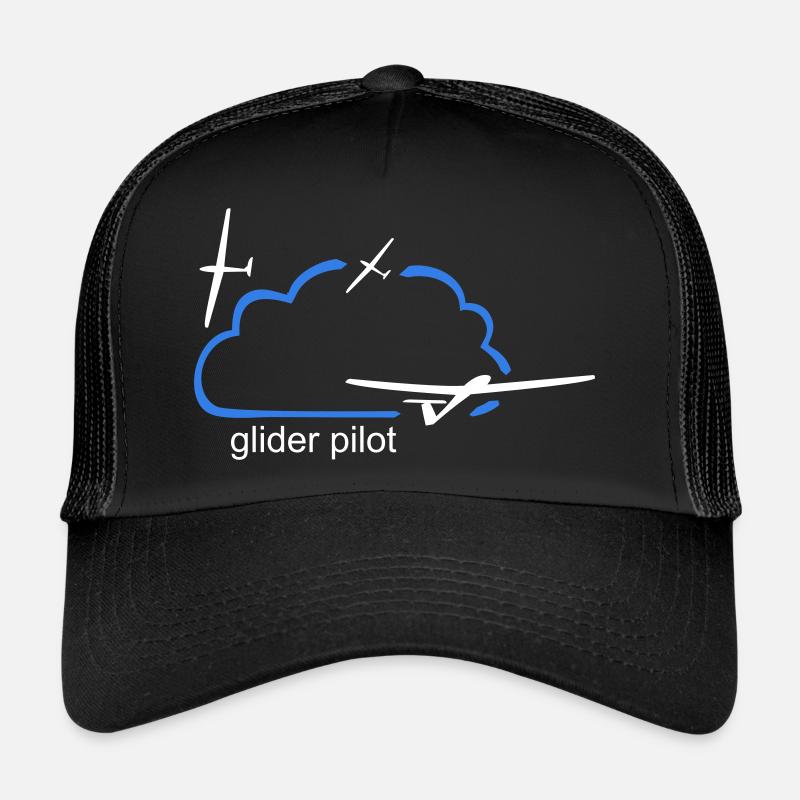 Planeur Planeur Cloud Pilot Geschenkide Casquette trucker 