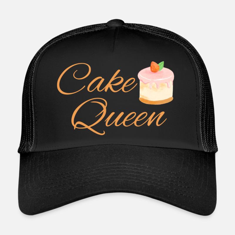 Cake Queen - Trucker Cap - Schwarz/Schwarz
