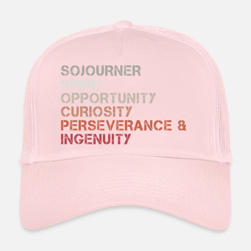 Spirit Curiosity Perseverance Ingenuity Casquette trucker 