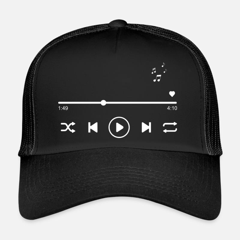 Benutzerdefinierter Musiktitel Trucker Cap