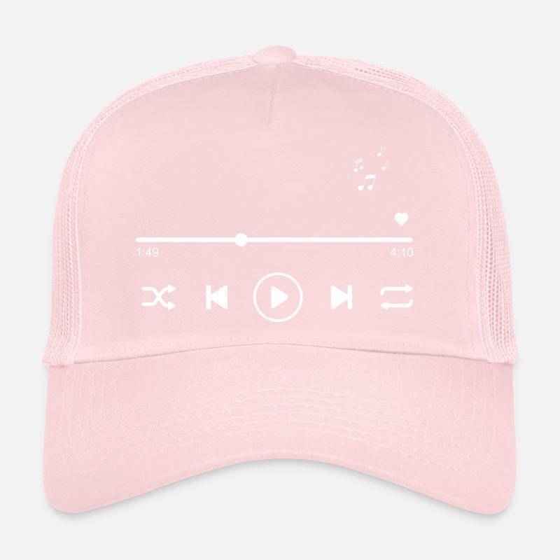 Custom music track Trucker Cap