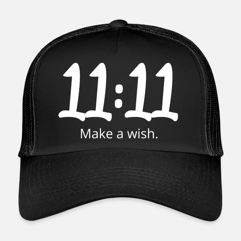 11 11 make a wish Casquette trucker 