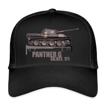 Panzer Panther Ausführung G Sd. Kfz. 171 - Casquette trucker  - noir/noir - Devant