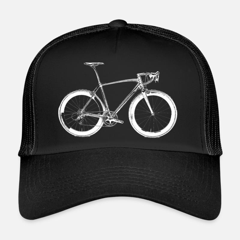 velo - Casquette trucker - noir/noir