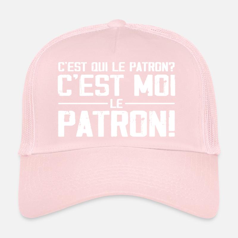 C'est Qui Le Patron C'est Moi Casquette trucker 