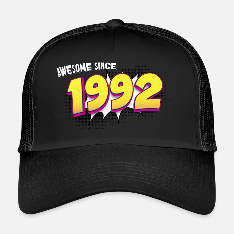 Retro 31st birthday in Pop Art Comic Book Style Trucker Cap