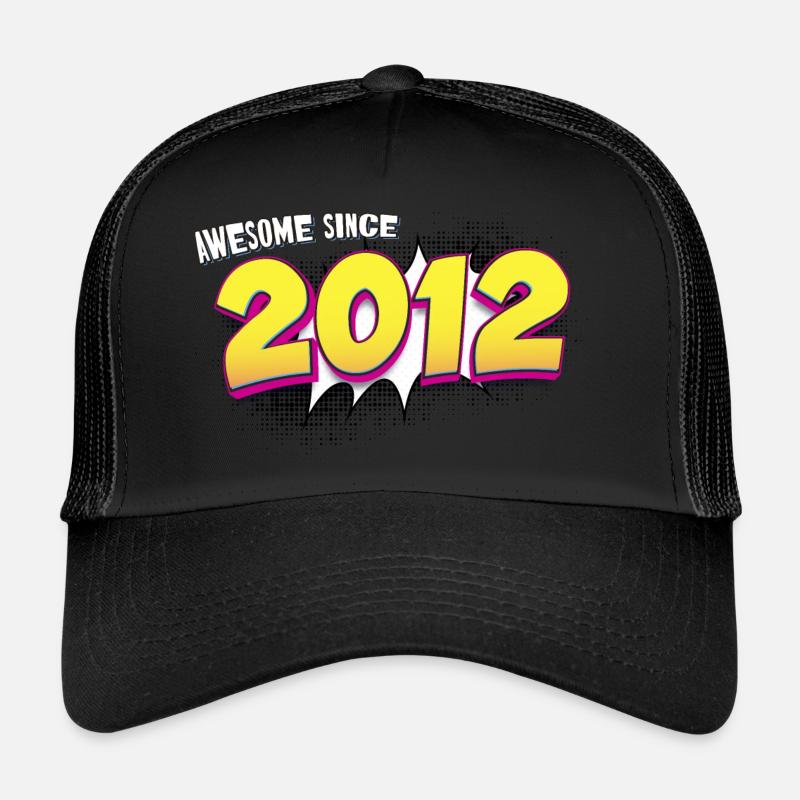 Rétro 11e anniversaire dans le Style de bande dessinée Pop Art Casquette trucker 