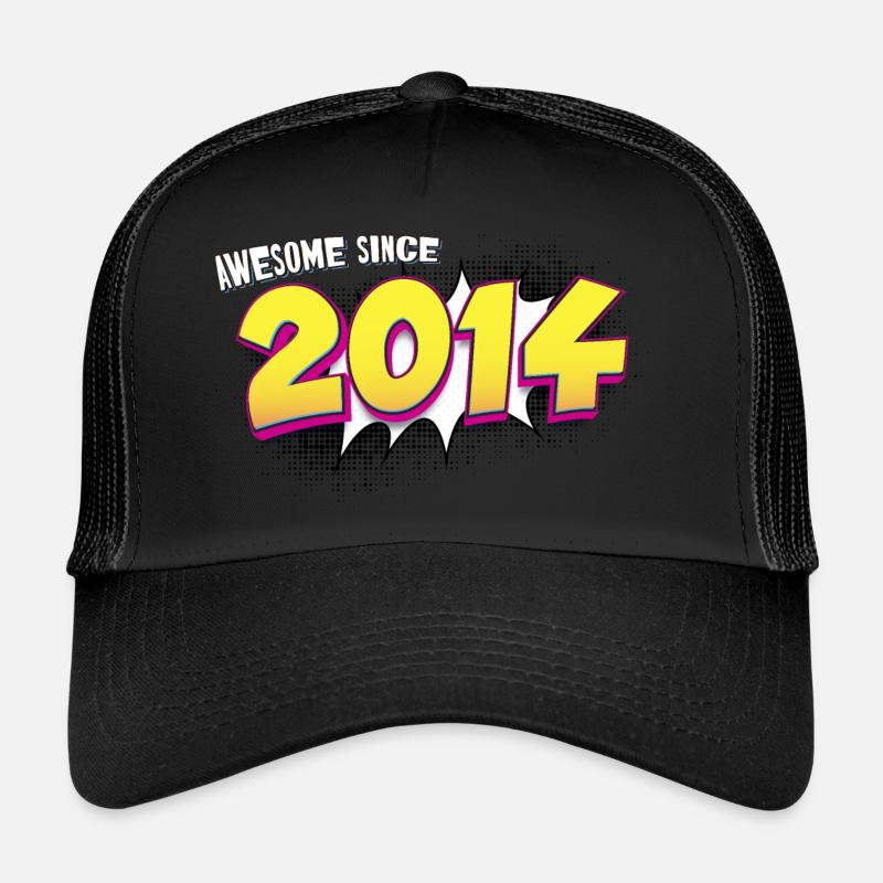 Rétro 9e anniversaire dans le Style Pop Art Comic Book Casquette trucker 