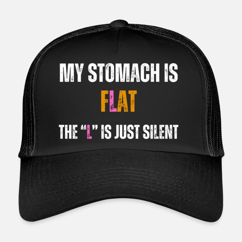 flat Stomach - flacher Bauch dick Bierbauch Trucker Cap
