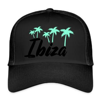 ibiza - Trucker Cap - Schwarz/Schwarz - Vorne