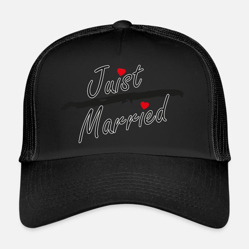 Juist Île Mariée - Casquette trucker  - noir/noir