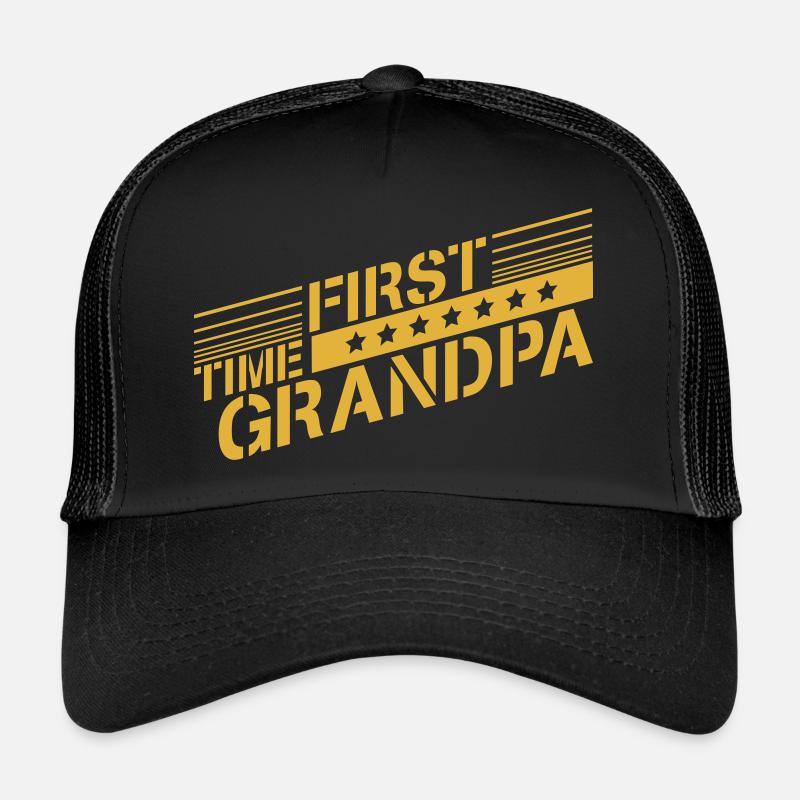 First Time Grandpa Bester Opa Großvater Liebe Opi Trucker Cap