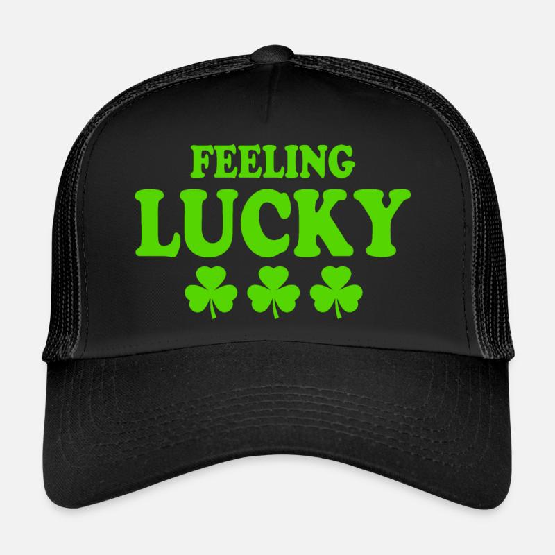 feeling lucky Trucker Cap
