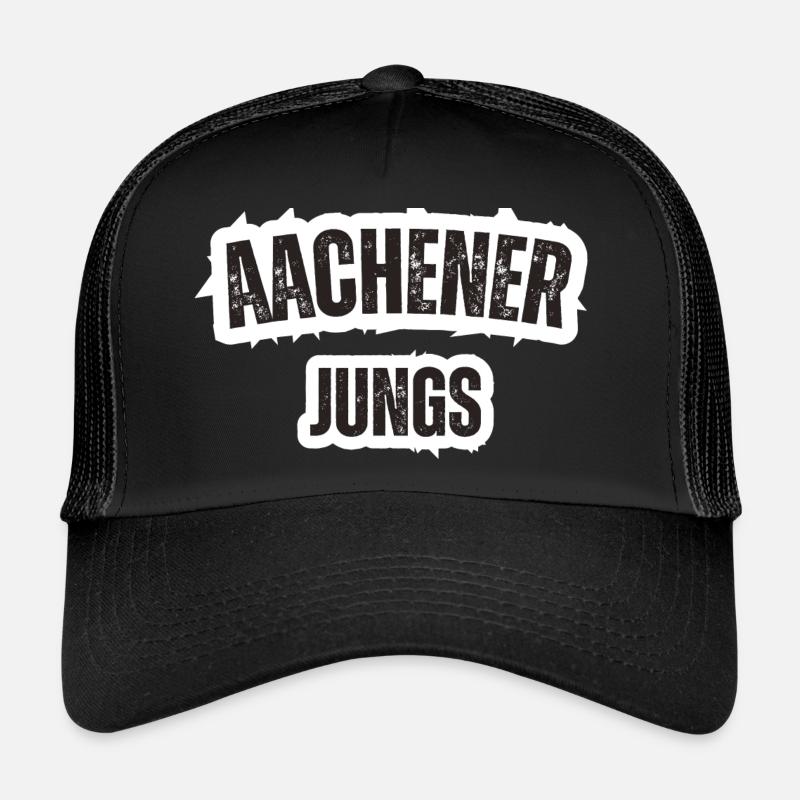 Aachener Jungs - Trucker Cap - Schwarz/Schwarz
