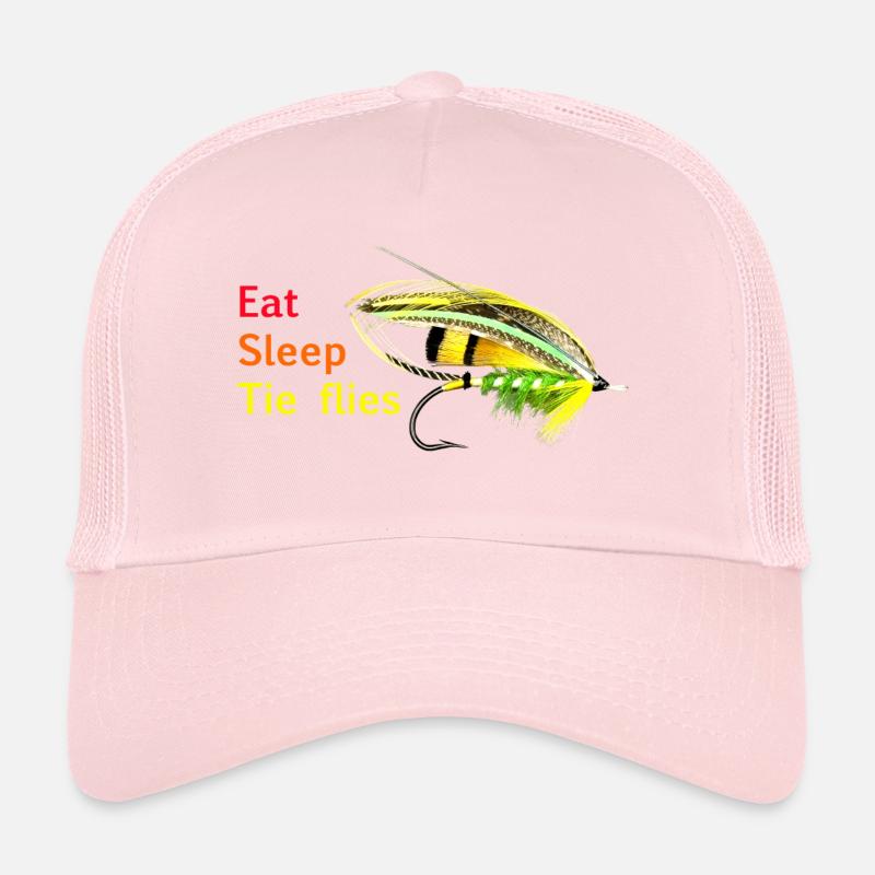 Manger dormir cravate mouches vert Highlander Casquette trucker 