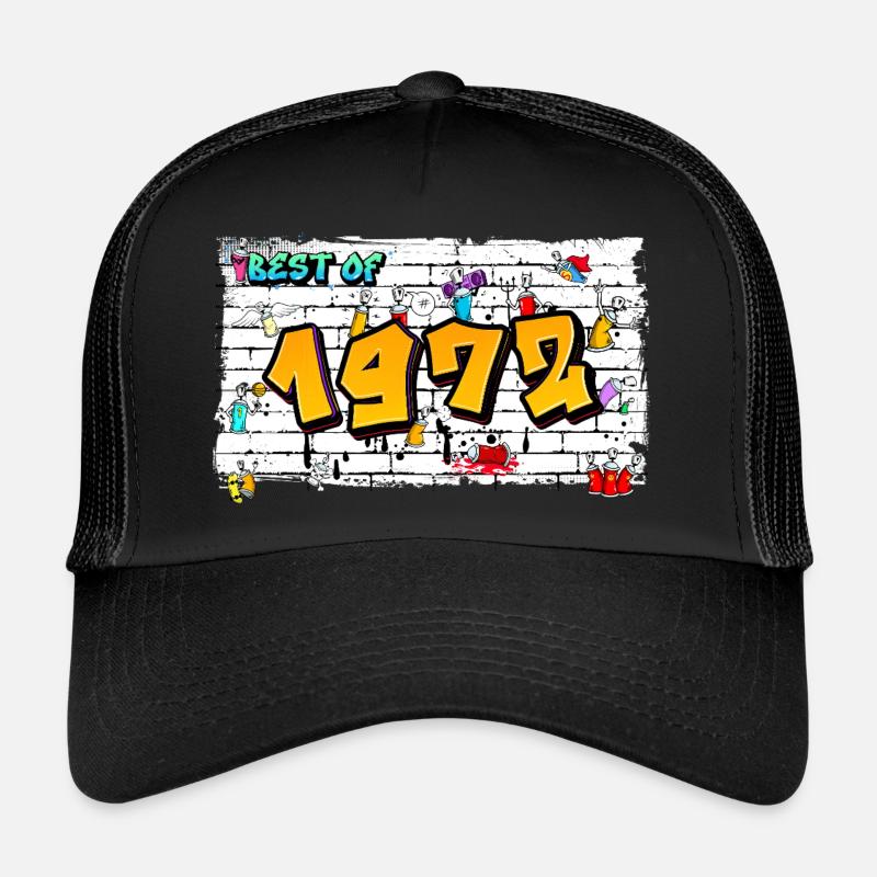 Graffiti rétro 1972 – 53 ans d’audace Casquette trucker 