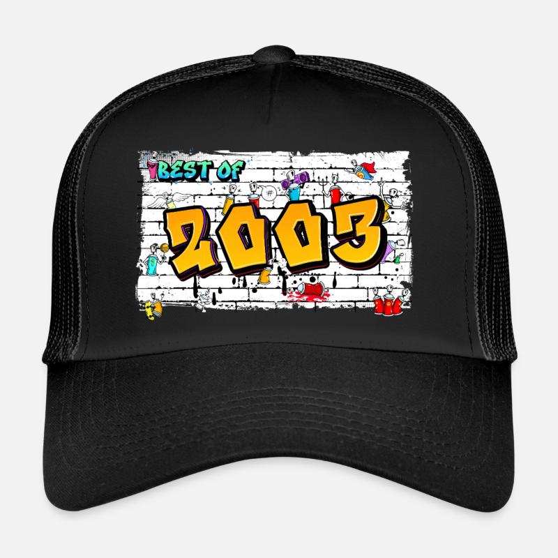 Graffiti Rebel 2003 – 22 ans d’ambiance audacieuse Casquette trucker 