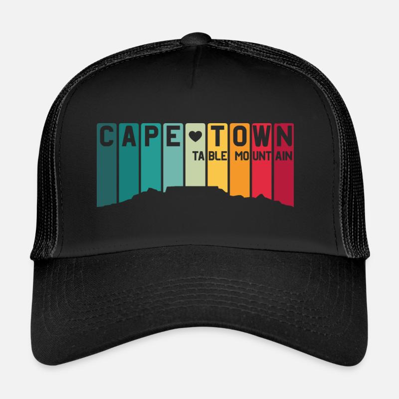 Cape Town Cap Table Mountain Tafelberg Montagne Casquette trucker 