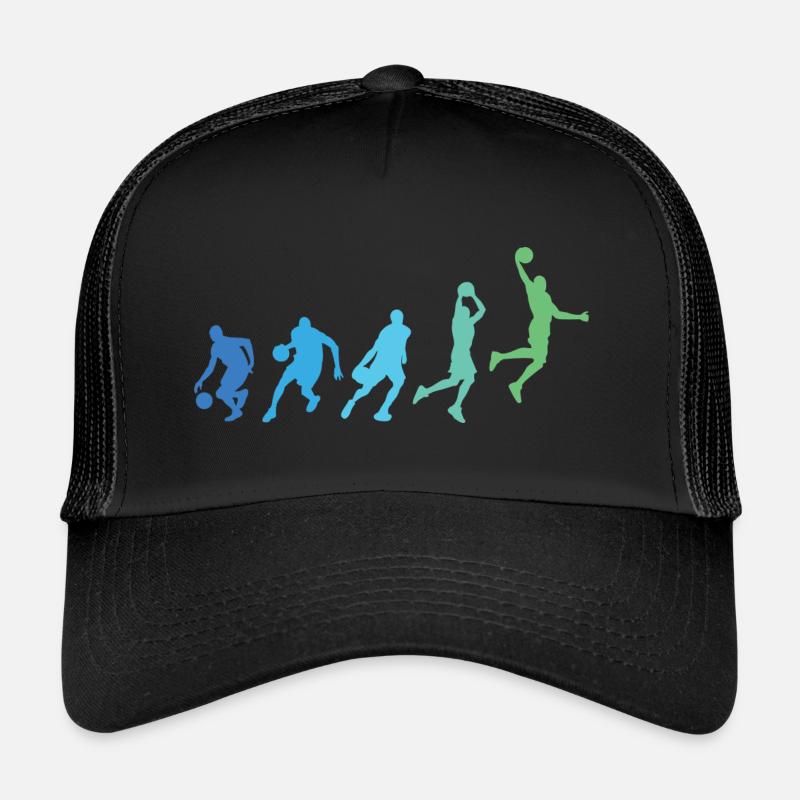 Basketball Player Dunking Basketball Player Sequence Trucker Cap