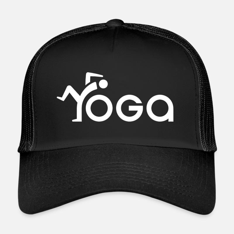 Yoga - Trucker Cap - Schwarz/Schwarz