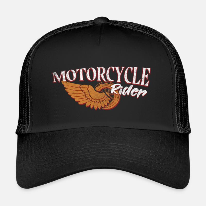 Motorcycle Rider Trucker Cap