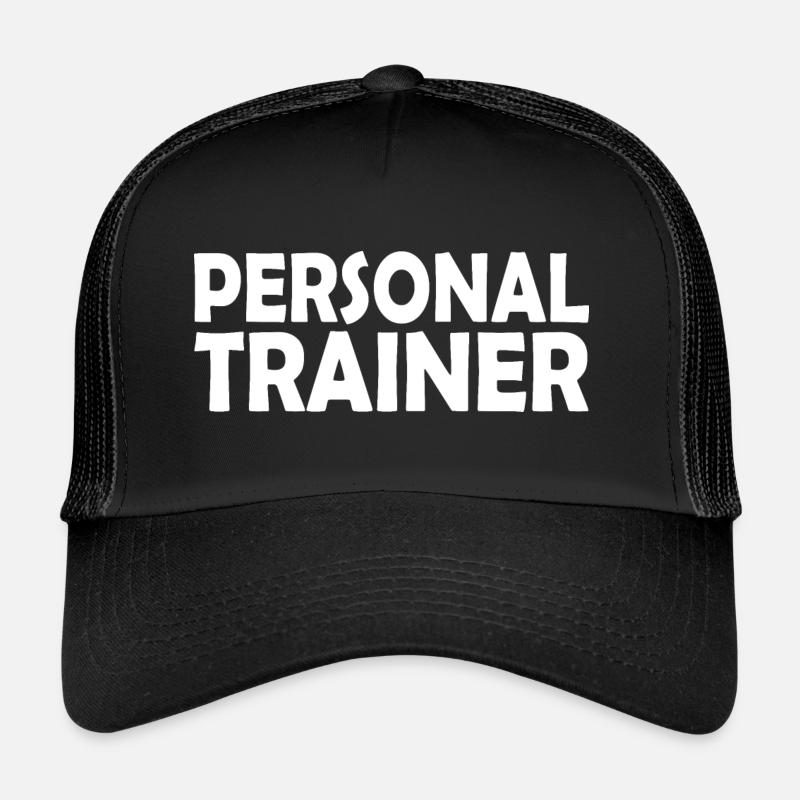 Personal trainer - Casquette trucker - noir/noir