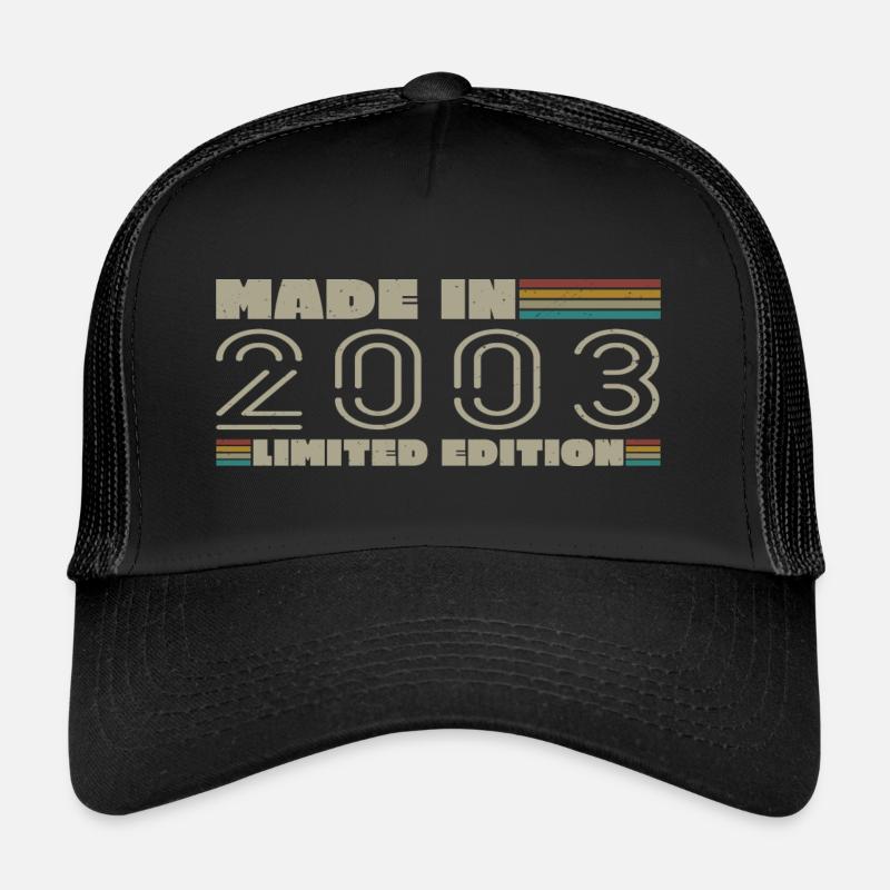 Cadeau d'anniversaire 2003 vintage 2003 né en 2003 Casquette trucker 
