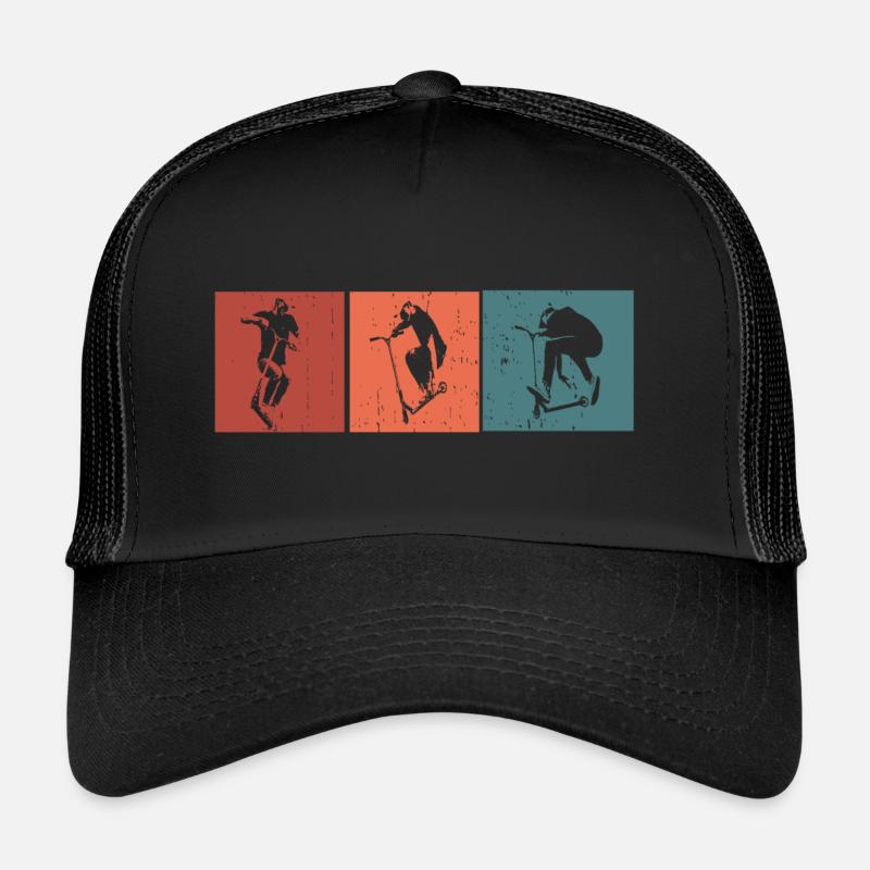 Stunt Scooter - Trucker Cap - Schwarz/Schwarz