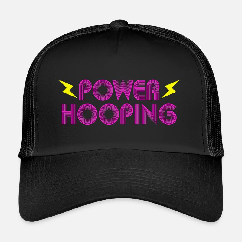 POWER HOOPING HULAHOOP HULERN HULLERS DAMES ENFANTS Casquette trucker 