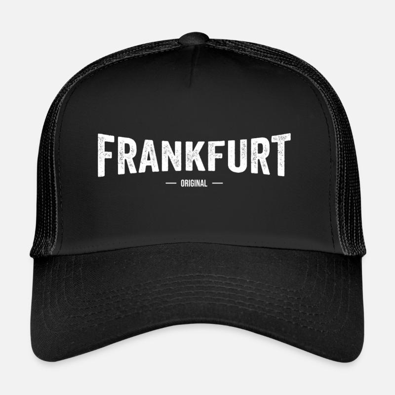 Frankfurt Original - Trucker Cap - Schwarz/Schwarz