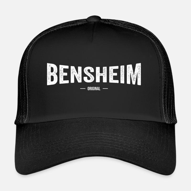 Bensheim Original - Trucker Cap - Schwarz/Schwarz