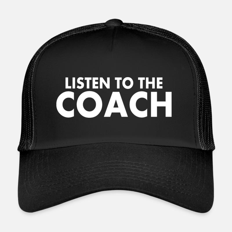 Coach - Casquette trucker  - noir/noir
