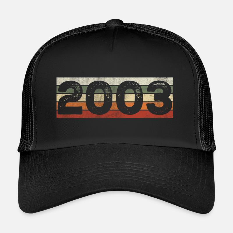 Millésime 2003 Cadeau D’anniversaire Rétro 2003 Casquette trucker 
