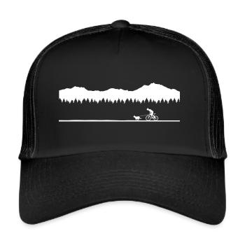 Bikejöring Draught Dog Sport BikeJoring Dog Sport - Trucker Cap - black/black - Front