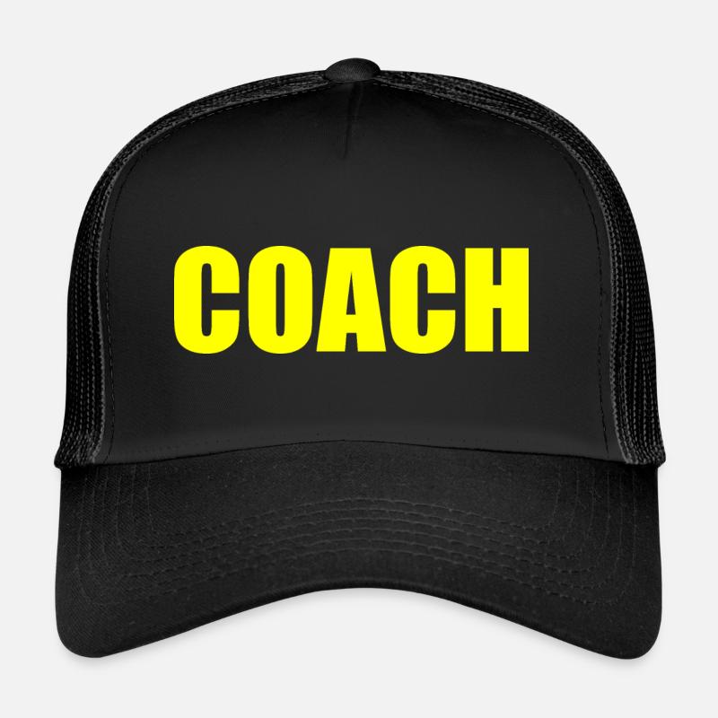 Coach - Casquette trucker  - noir/noir