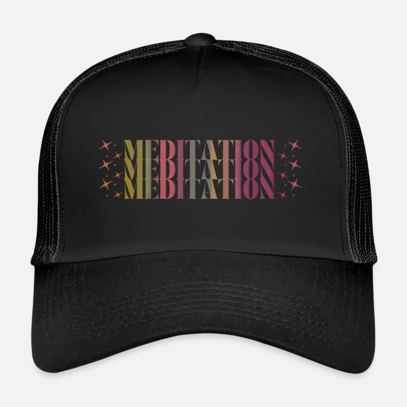 Triple Meditation magic Trucker Cap