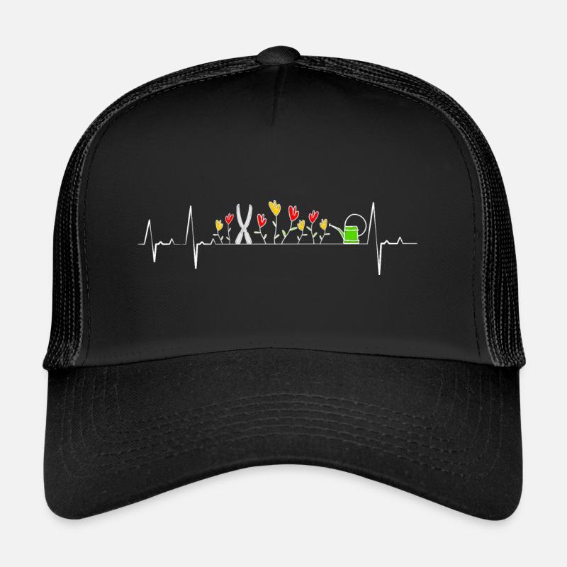 Herzschlag Gartenarbeit Geschenkidee Geburtstag Trucker Cap
