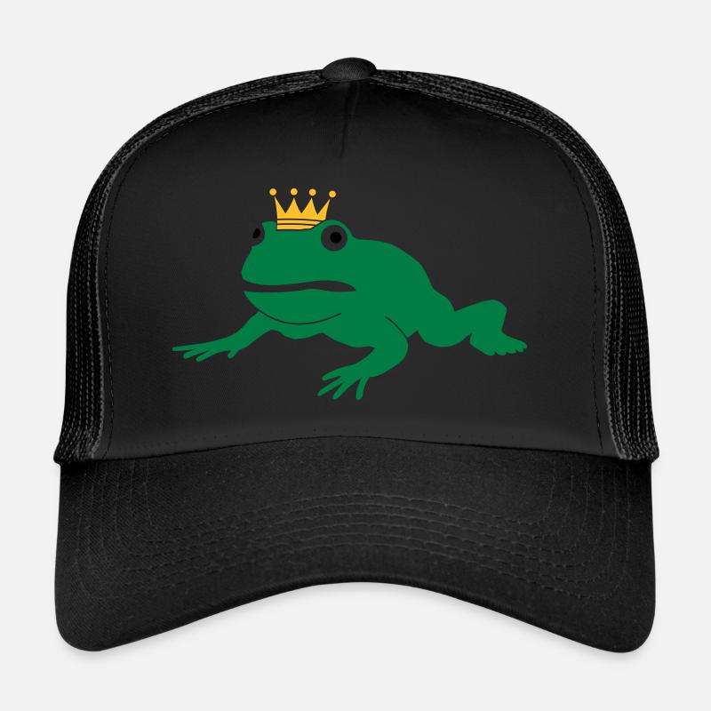 grumpy frog prince Trucker Cap