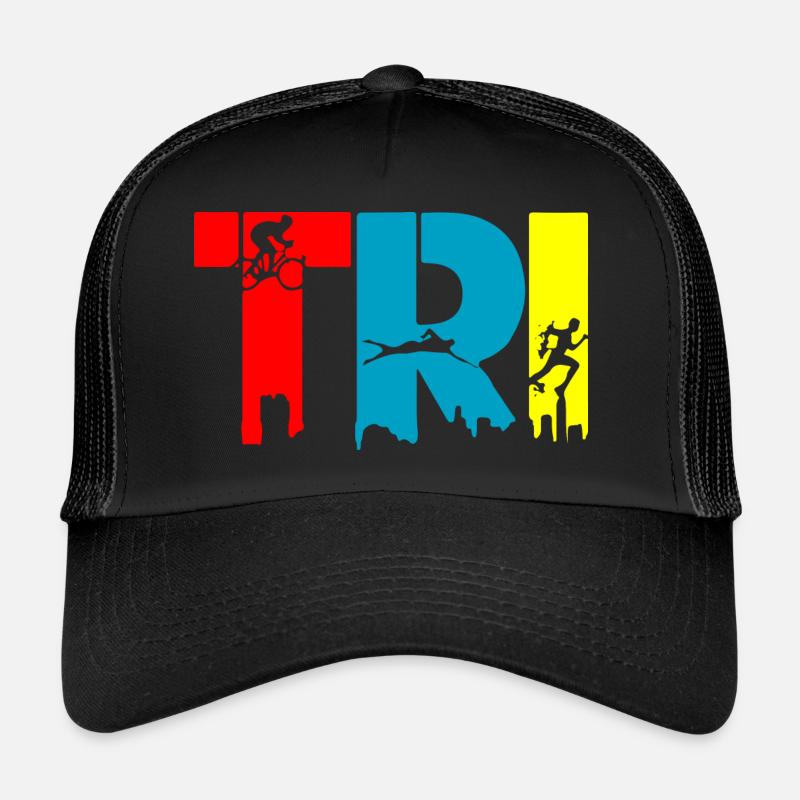 Triathlon - Trucker Cap - black/black